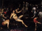 VALENTIN DE BOULOGNE Martyrdom of St Lawrence Germany oil painting artist
